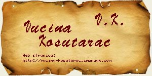 Vucina Košutarac vizit kartica